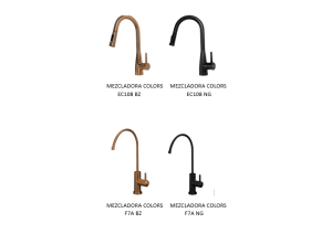 SANINOX MEZCLADORAS COLOR ECLIPSE